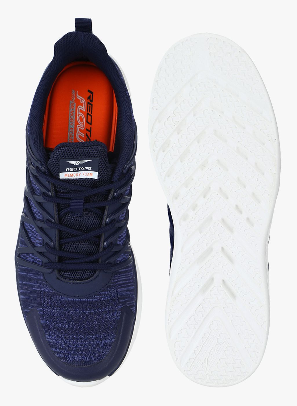 red tape navy blue running shoes