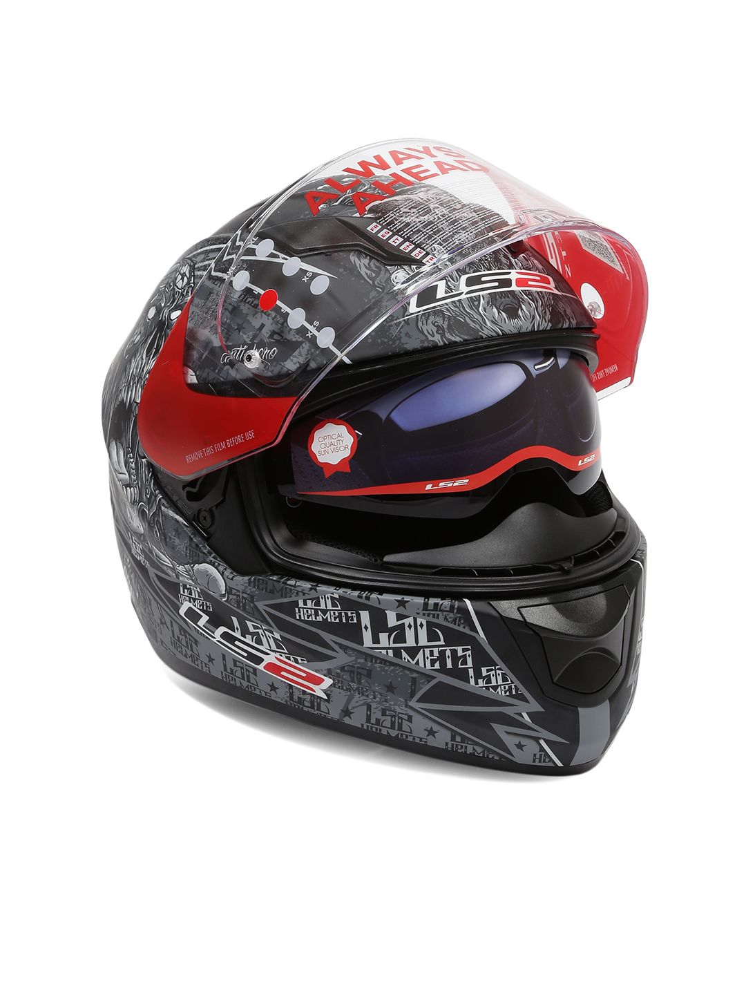 ls2 anti hero helmet Buy LS2 Men Multicoloured ANTI HERO Printed Full Face Helmet LSII320012 -  Helmet for Men 7238722