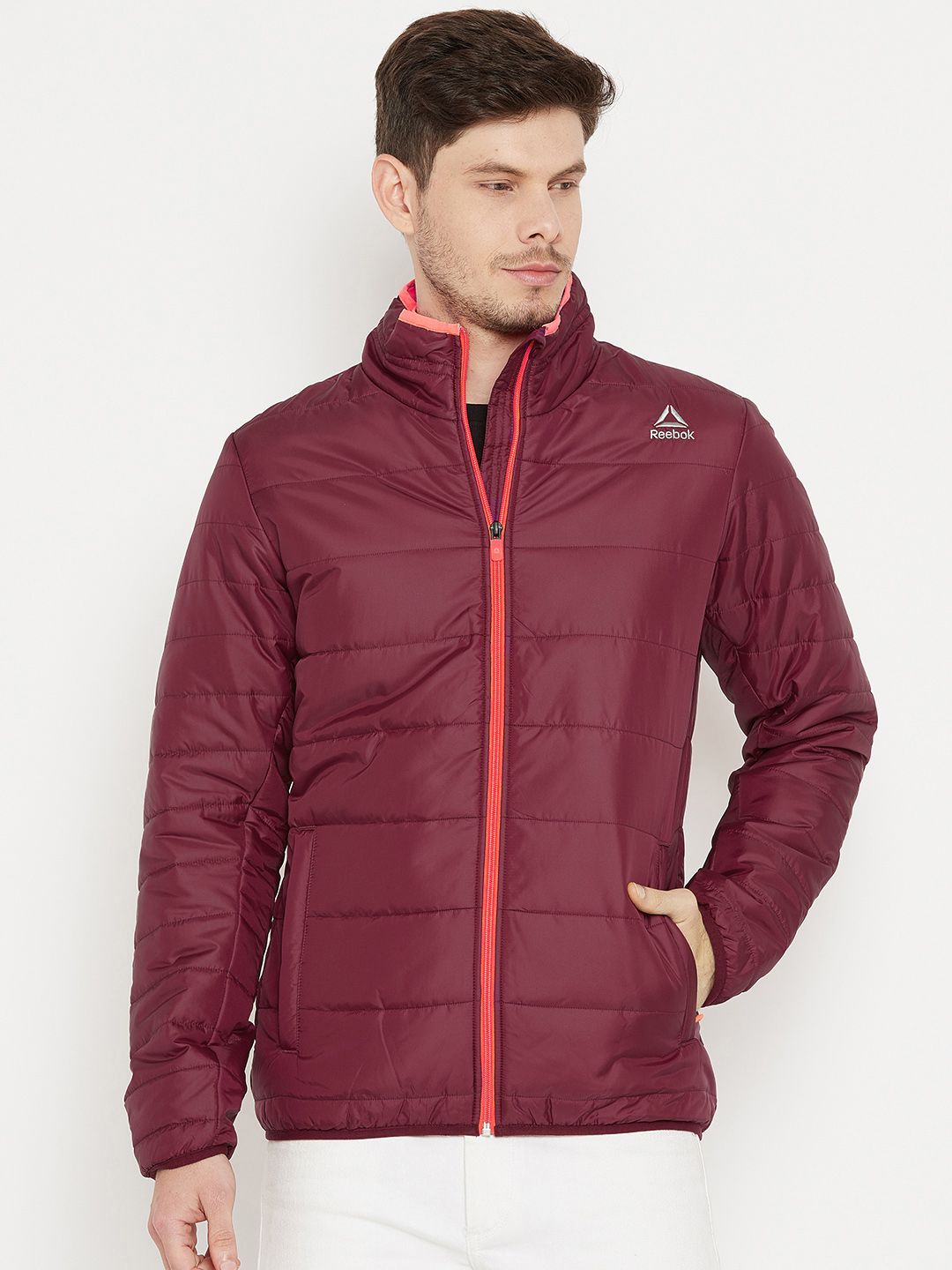 reebok jacket red