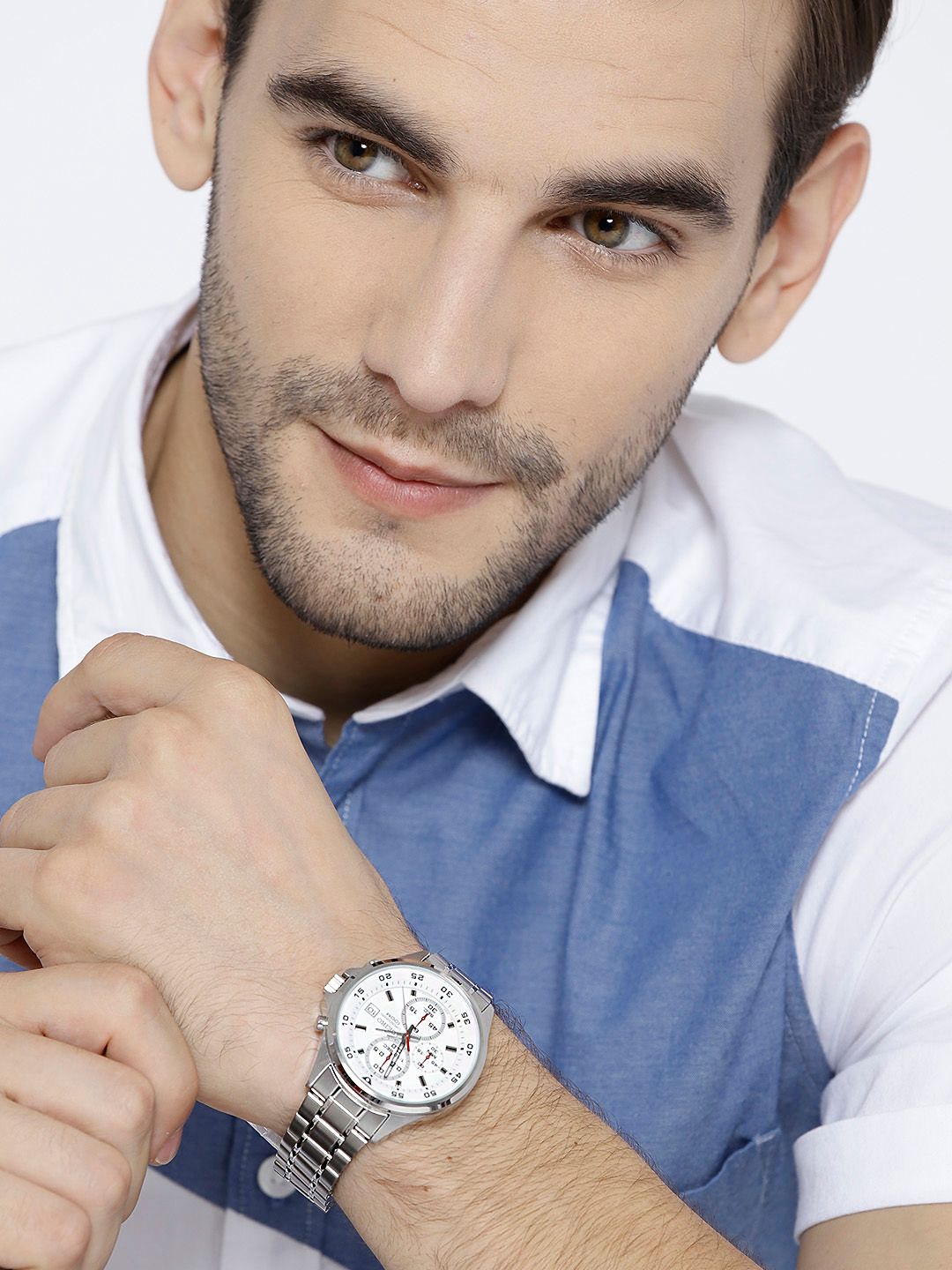 Buy SEIKO Men White Chronograph Watch SKS623P1 - Watches for Men