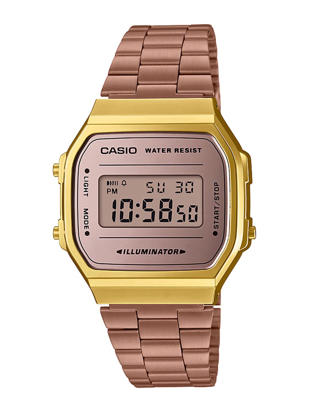 Buy CASIO Vintage Brown Dial Vintage Watch A168WECM-5DF - D157