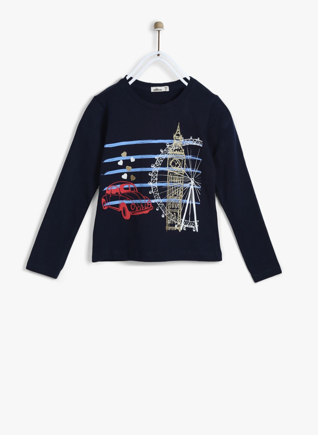 Adams kids Navy Blue Casual Top