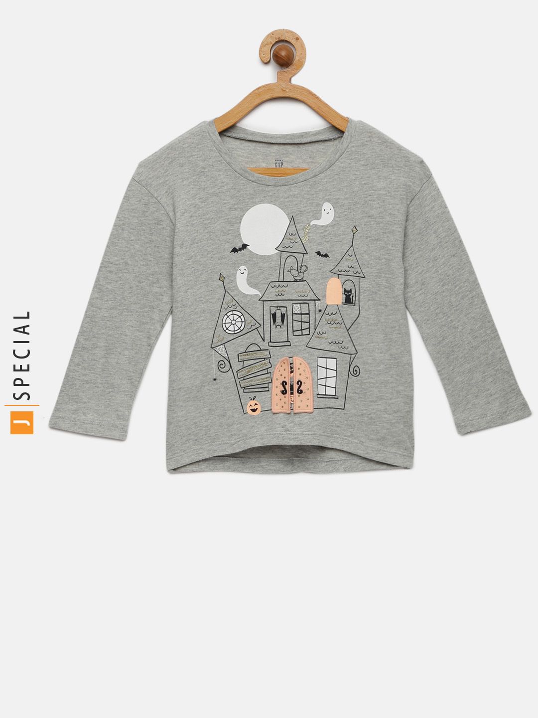GAP Flappy Graphic Long Sleeve T-Shirt