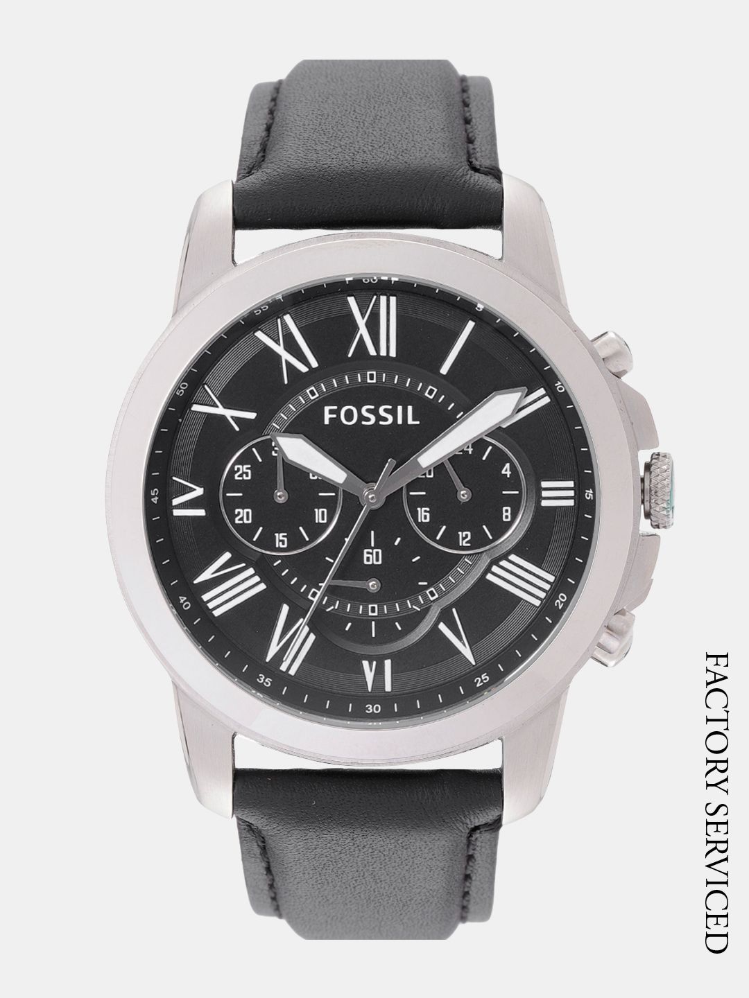 Fossil Men Black Factory Serviced Chronograph Watch FS4812 Price History