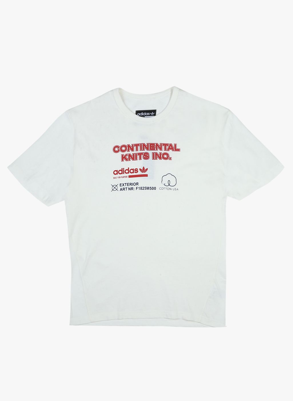 ADIDAS Originals White Printed Round Neck T-shirt