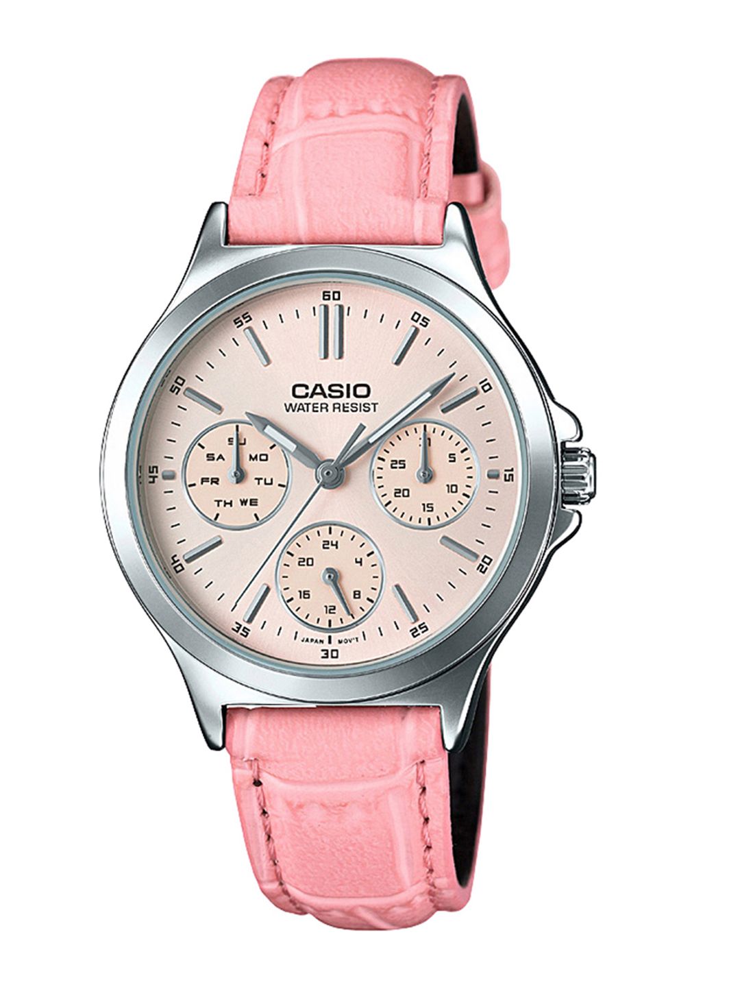 CASIO Enticer Women Pink Analogue Watch A1150 LTP-V300L-4AUDF Price in India