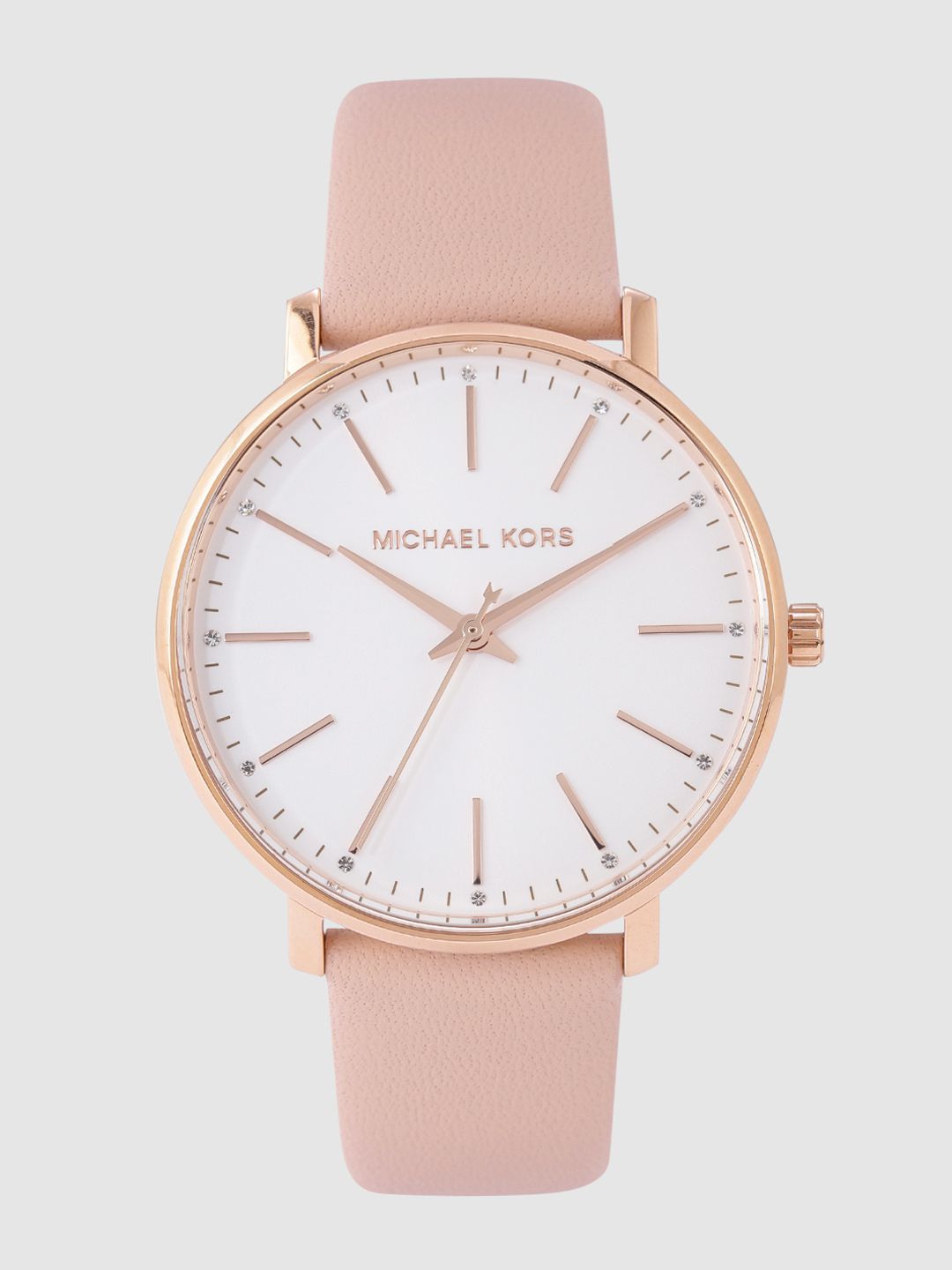 Michael Kors PYPER Women White Analogue Watch MK2741 Price in India