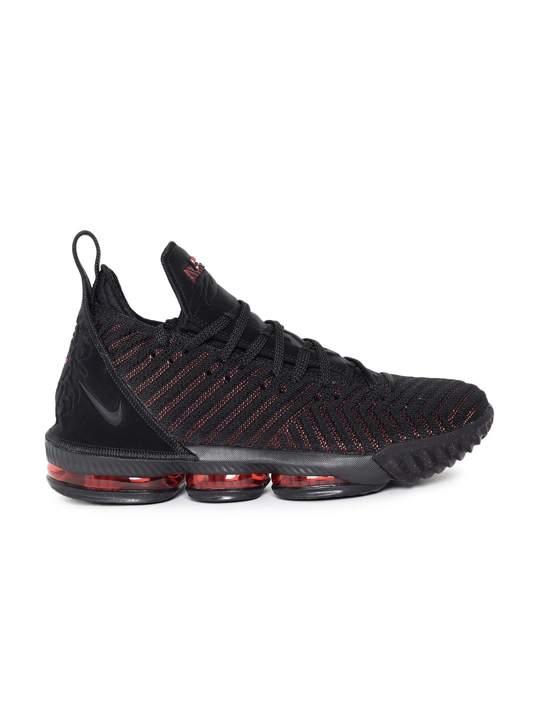 black and red lebron 16