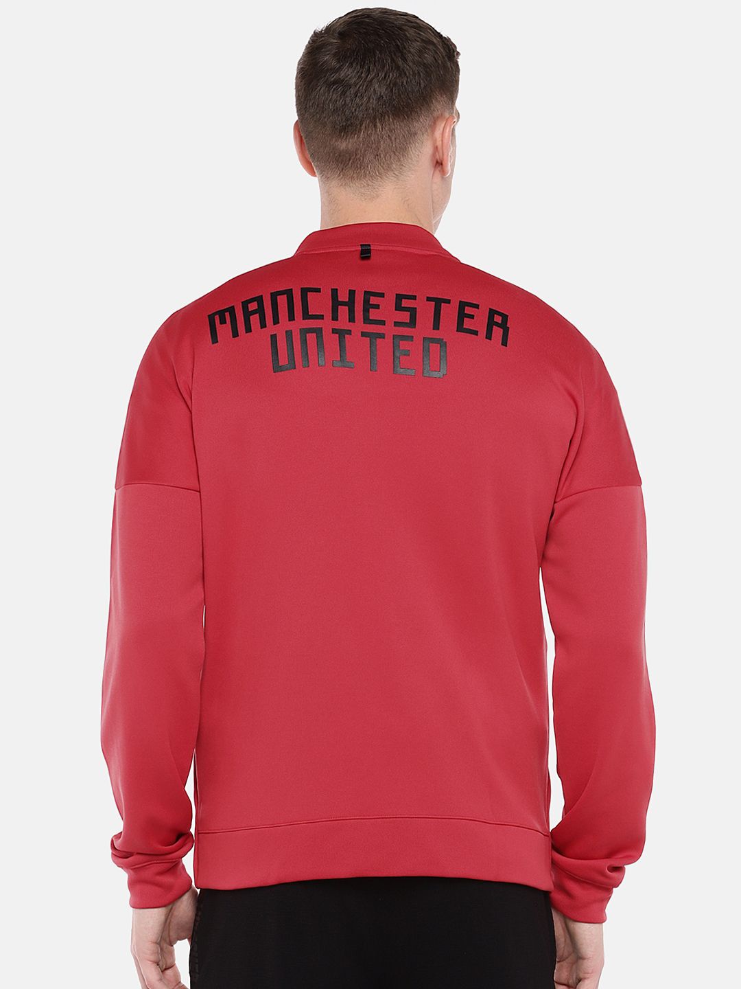 Buy ADIDAS Men Red Solid Manchester United FC Z.N.E H Football