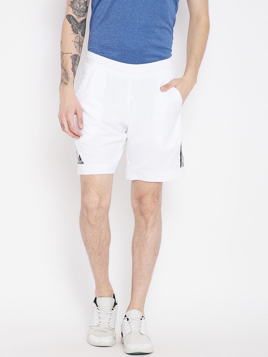 adidas white shorts mens