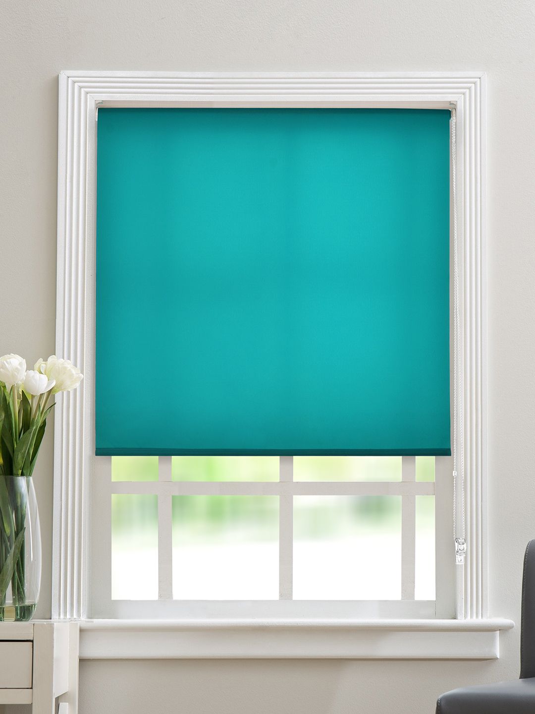 Deco Window Roller Blind 48"x84" -Blue Price in India