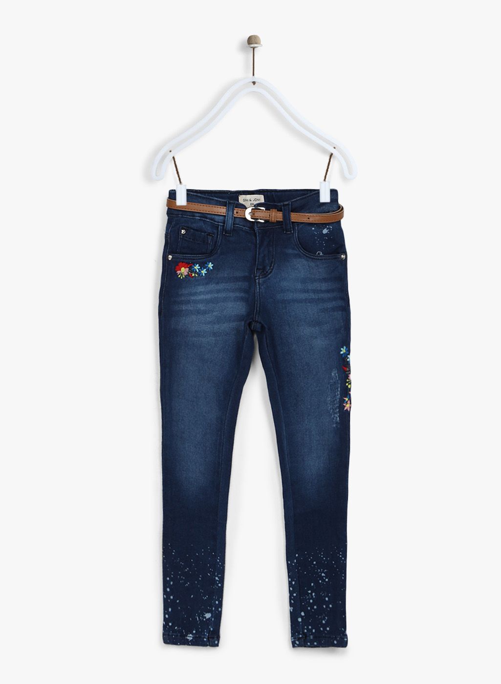 Gini and Jony Navy Blue Slim Fit Jeans