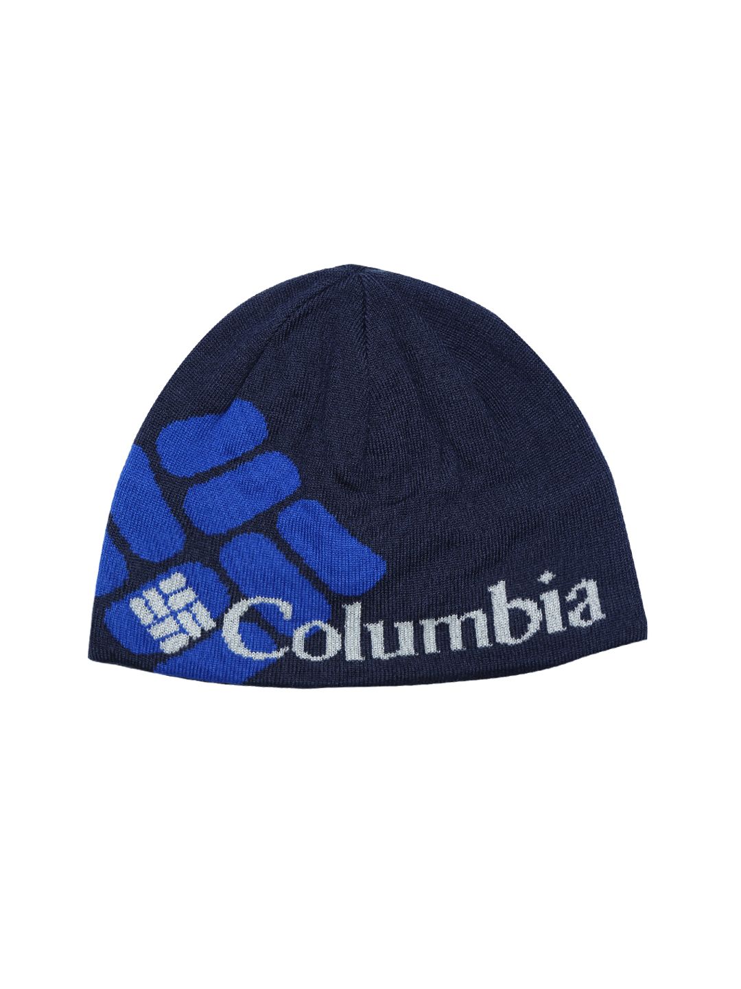 Columbia Unisex Navy Blue Printed Beanie Price in India