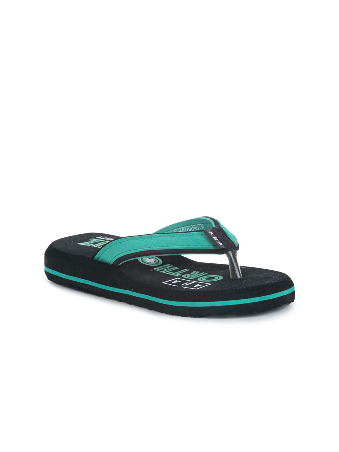 Liberty Women Green & Black Solid Room Slippers Price in India