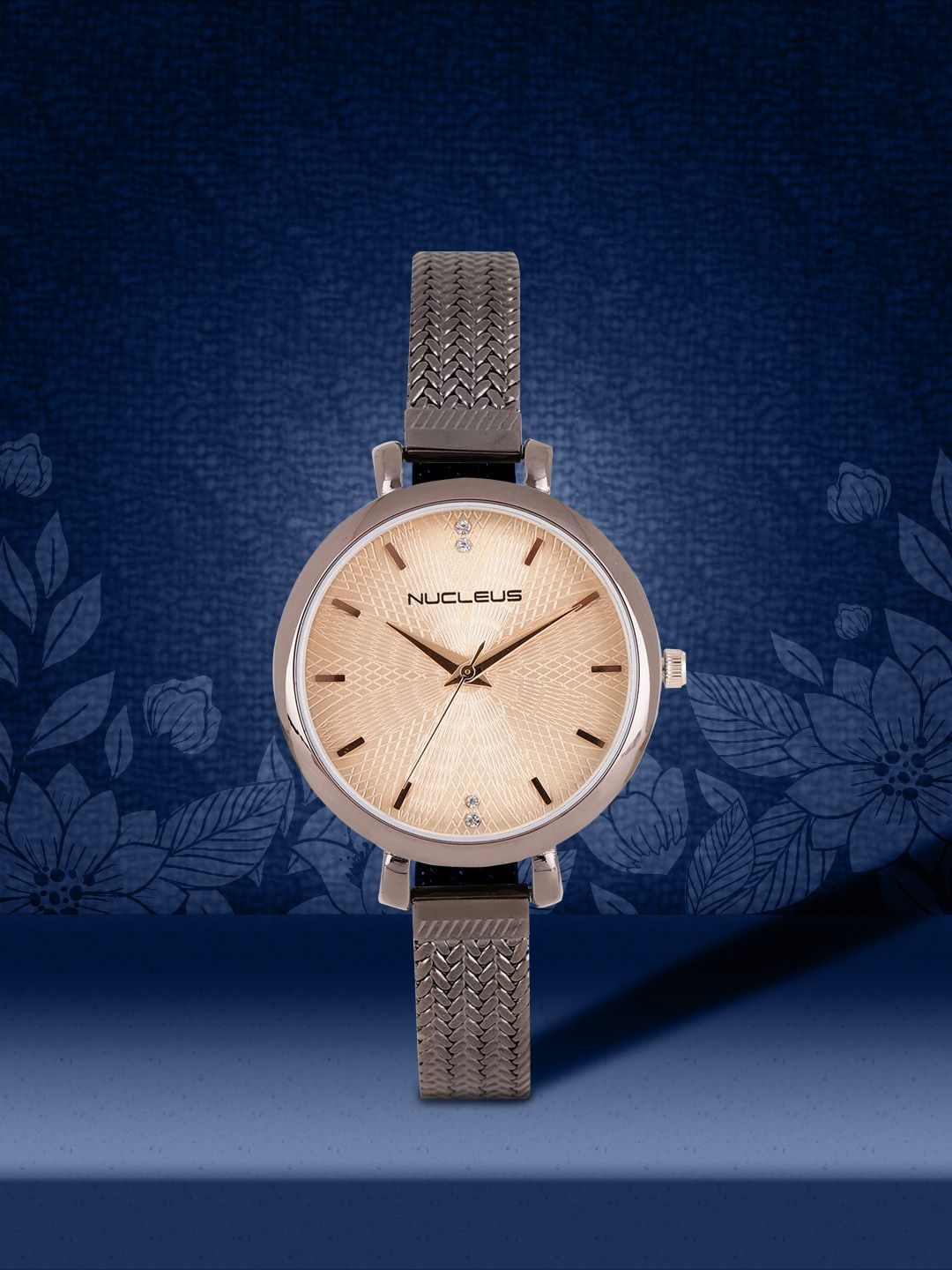 Nucleus Women Rose Gold-Toned Analogue Watch NBLFBRRGBR Price in India