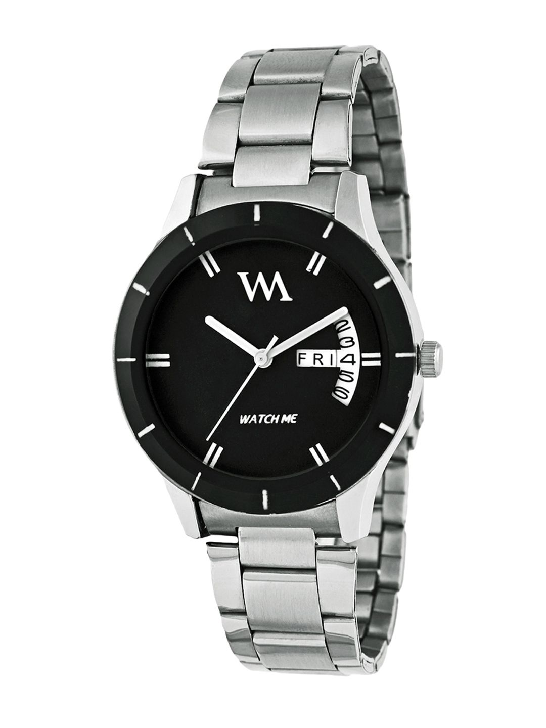 WM Women Black Analogue Watch Price in India