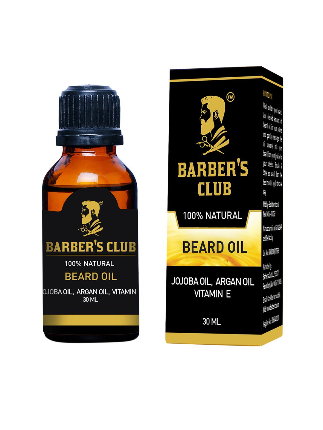 BARBERS CLUB Beard Oil -30ml