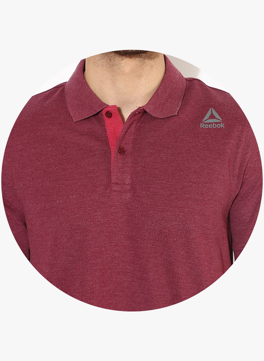 polo reebok marron