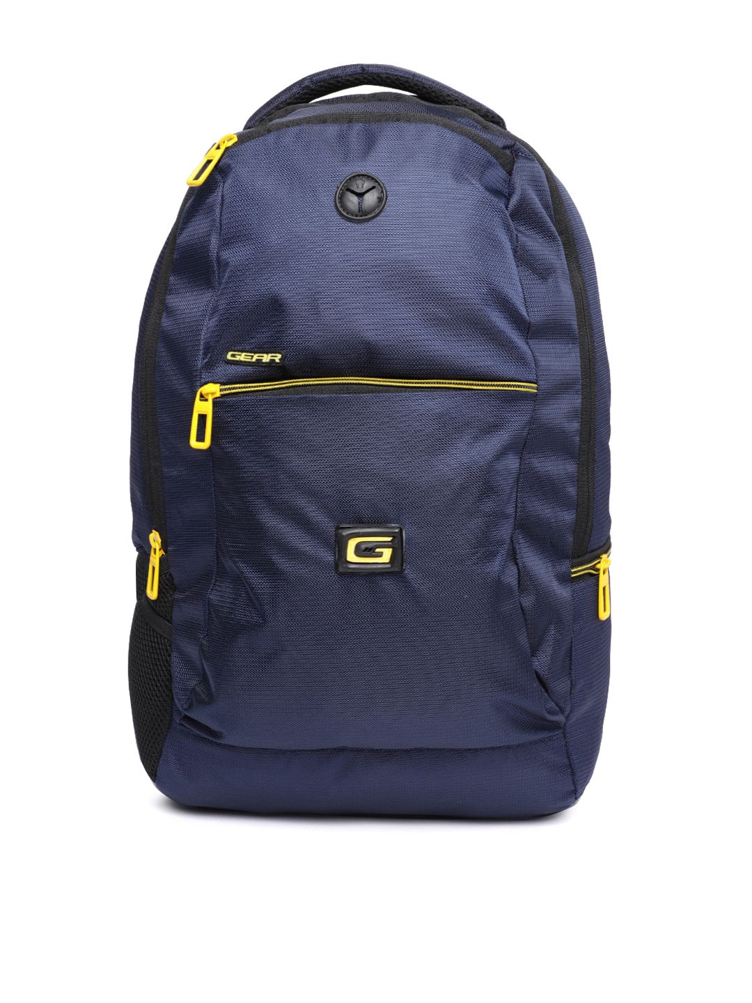 Gear Unisex Navy Blue Textured Backpack Price in India