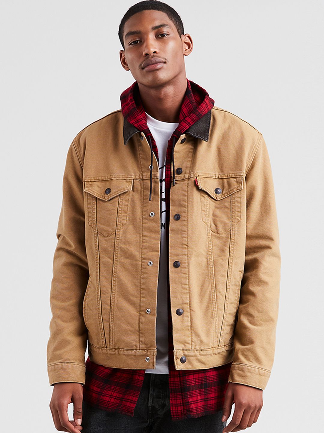 Buy Levis x Justin Timberlake Men Brown Solid Denim Jacket
