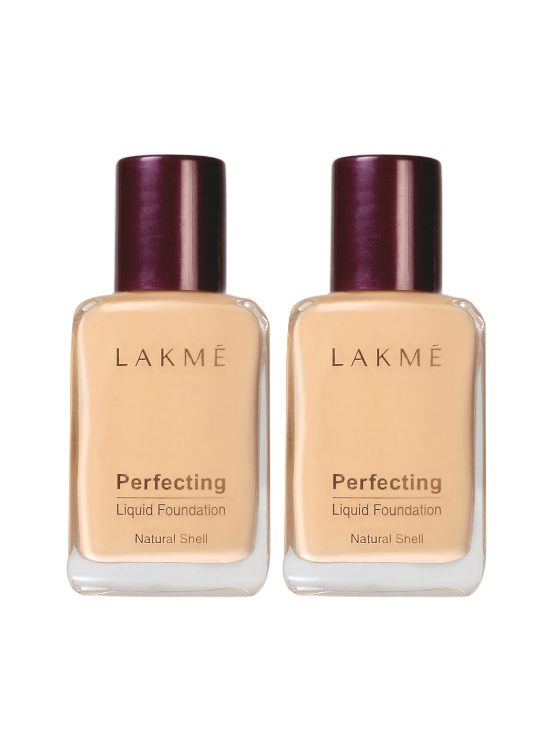 Lakme Set of 2 Perfecting Natural Coral Liquid Foundation Price in India