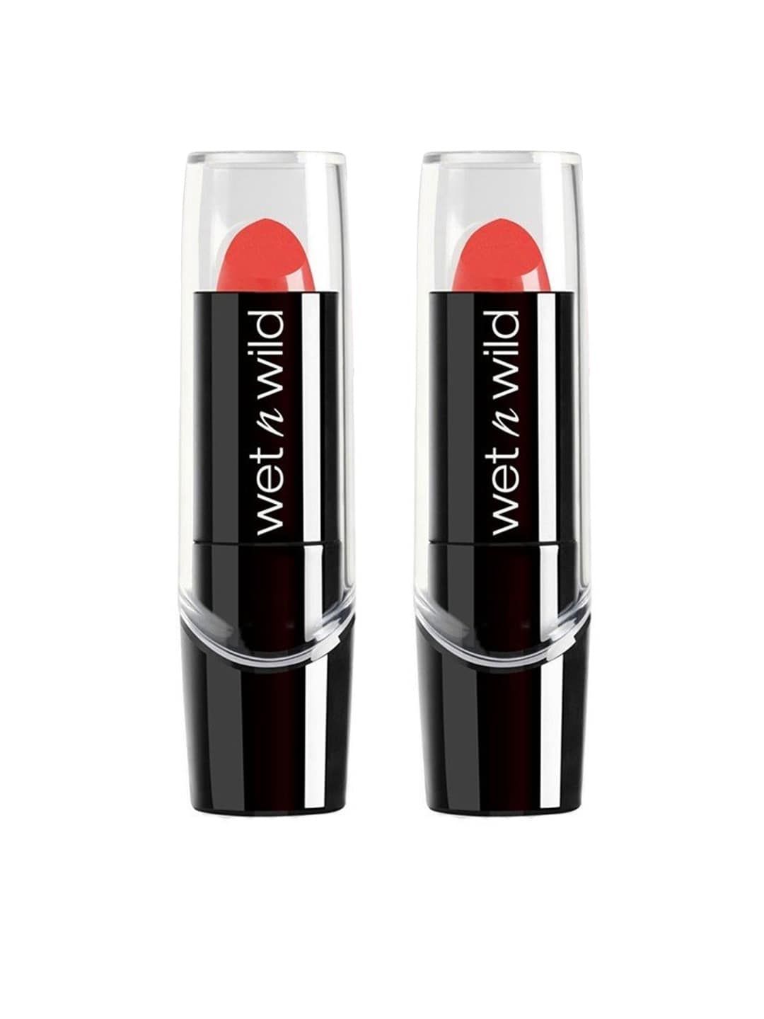 Wet n Wild Sustainable Set of 2 Silk Finish Whats Up Doc Lipstick E515D Price in India