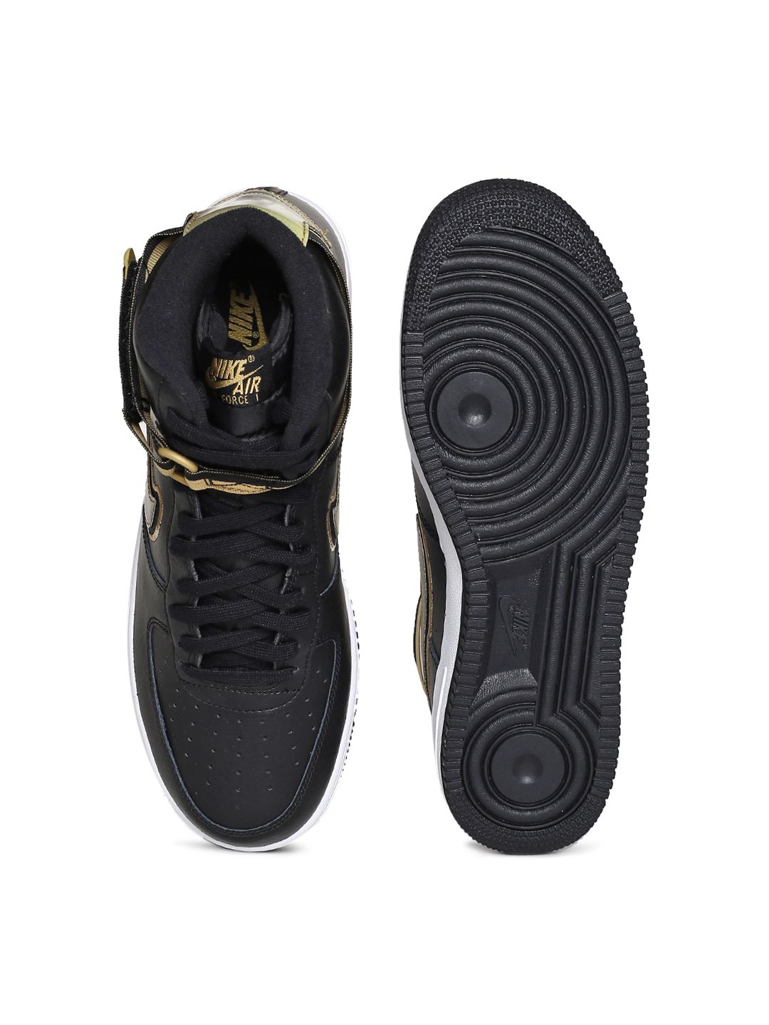 Buy Nike Men Black Air Force 1 High '07 LV8 Sport Mid-Top Sneakers