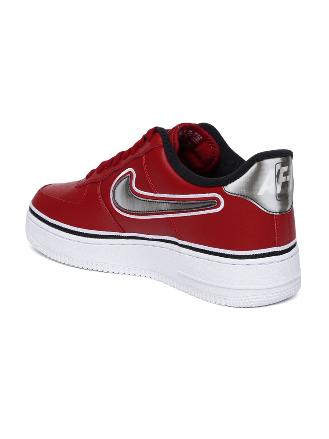 Buy Nike Men Red Air Force 1 '07 LV8 Sport Perforated Leather