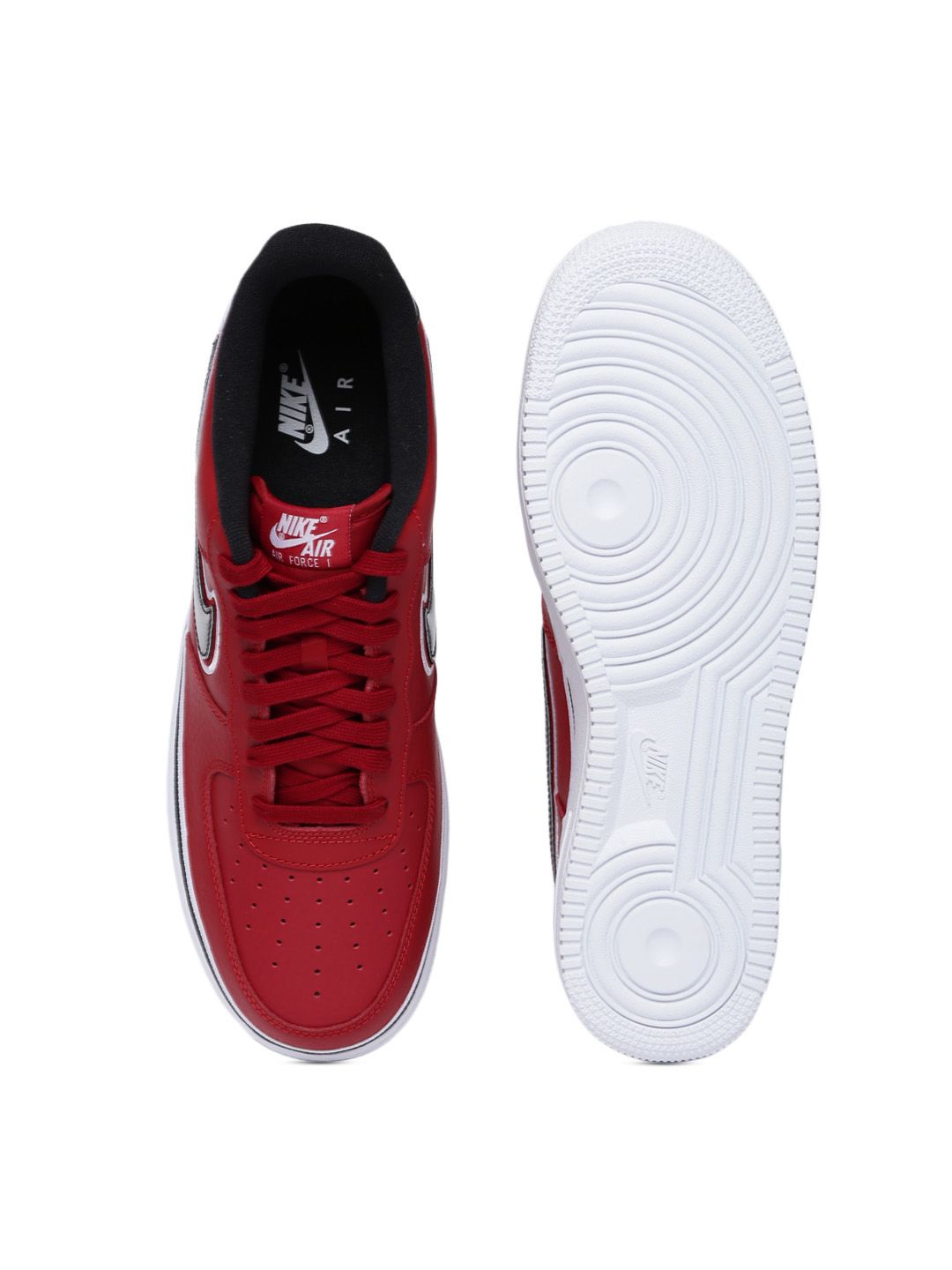 Buy Nike Men Red Air Force 1 '07 LV8 Sport Perforated Leather
