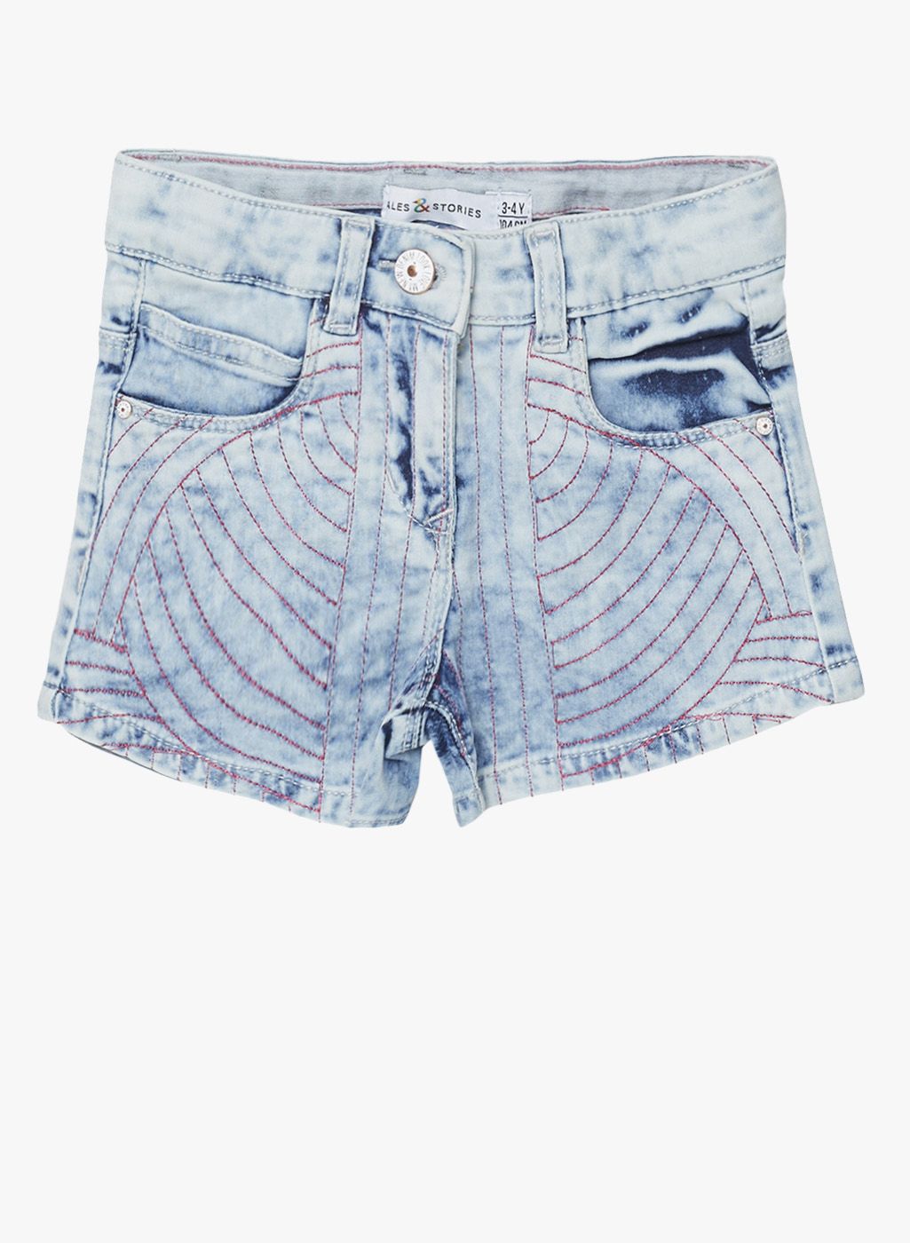 TALES & STORIES Blue Washed Shorts