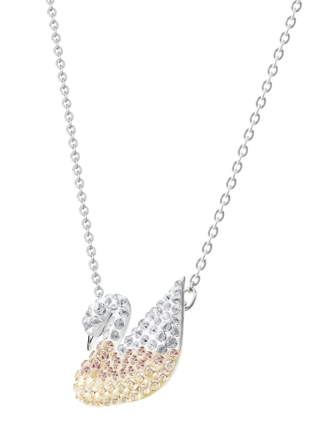 SWAROVSKI Silver-Toned Rhodium-Plated Chain Price in India