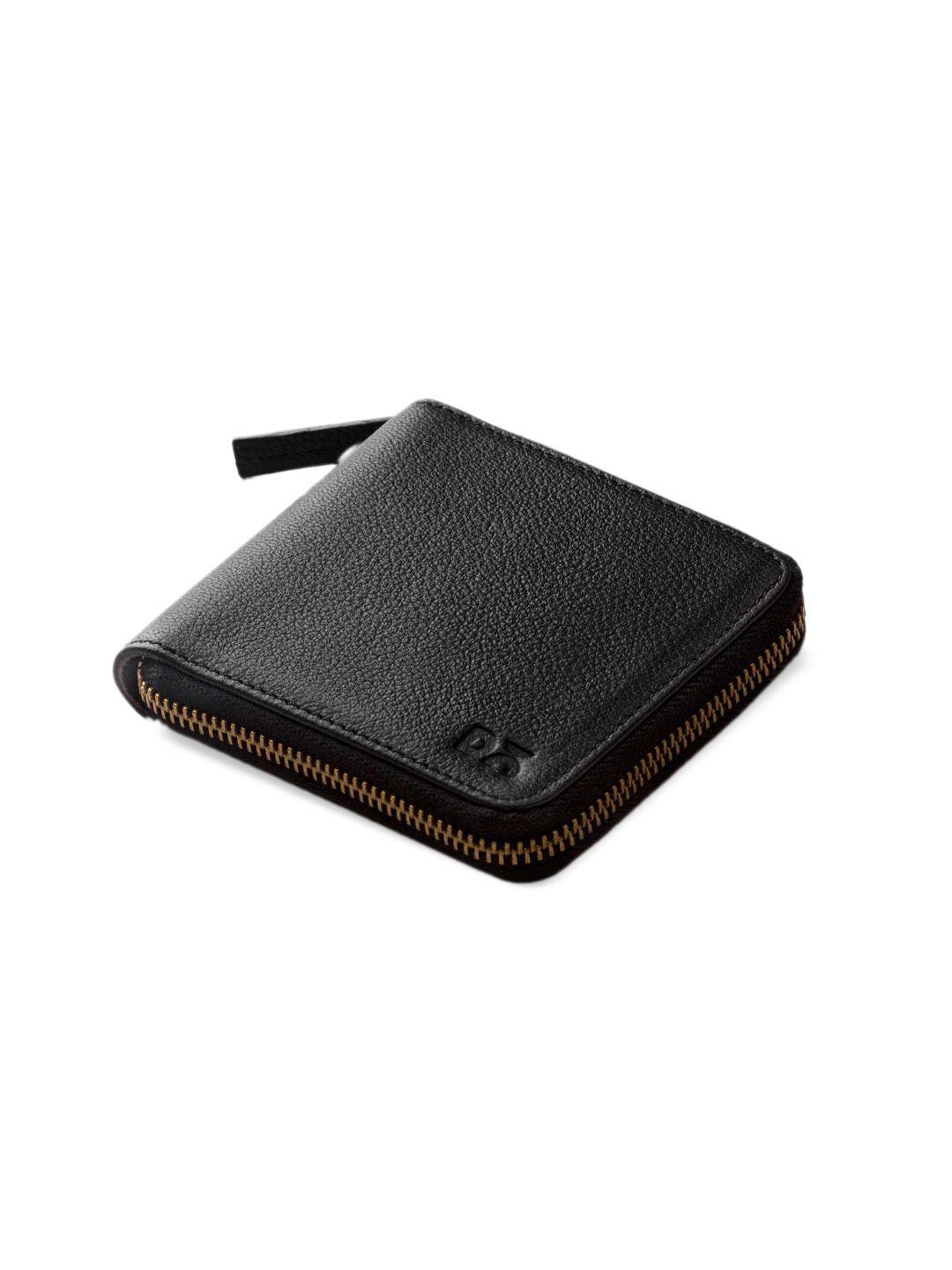DailyObjects Women Black Solid Zip Around Wallet Price in India