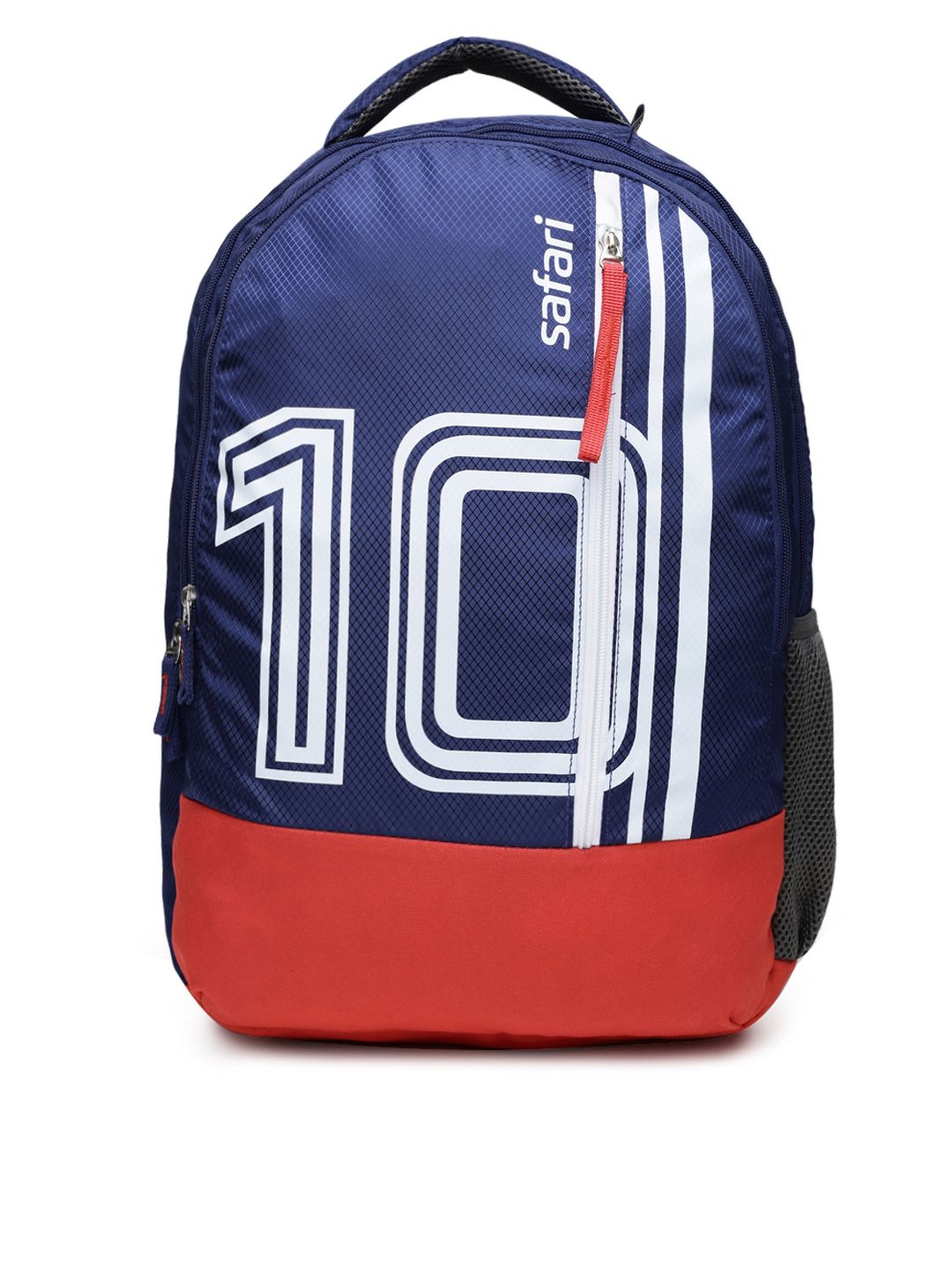 Safari Unisex Blue & Red Graphic Print Backpack Price in India