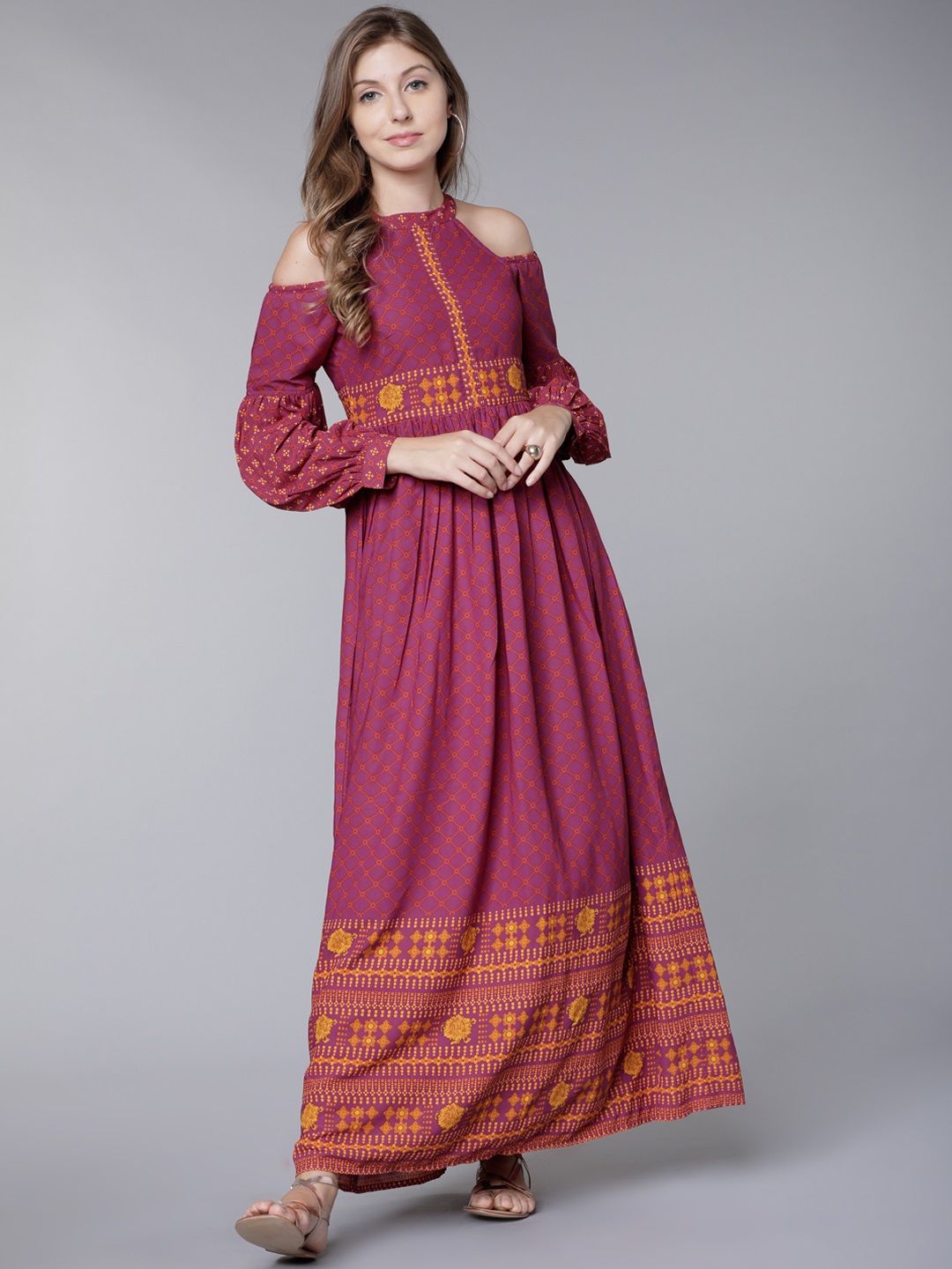 Magenta Maxi Dress