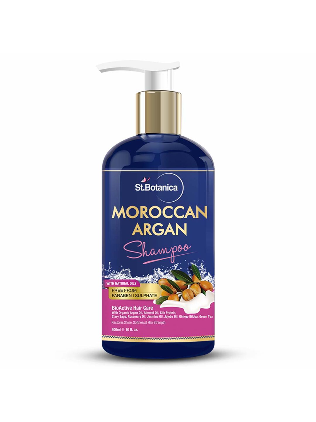 St.Botanica Unisex Moroccan Argan Hair Shampoo 300ml Price in India