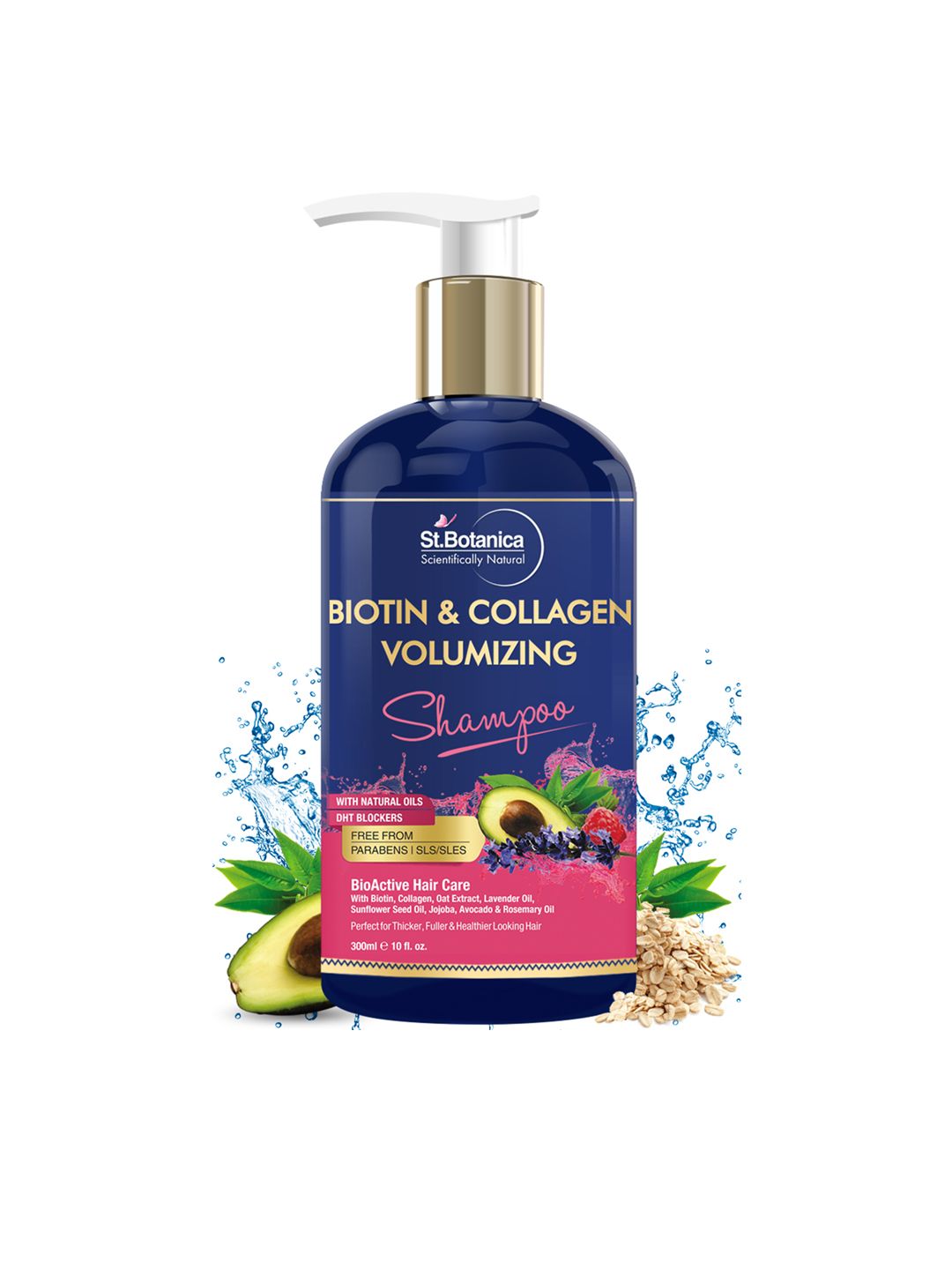 St.Botanica Biotin & Collagen Volumizing Hair Shampoo, 300 ml Price in India