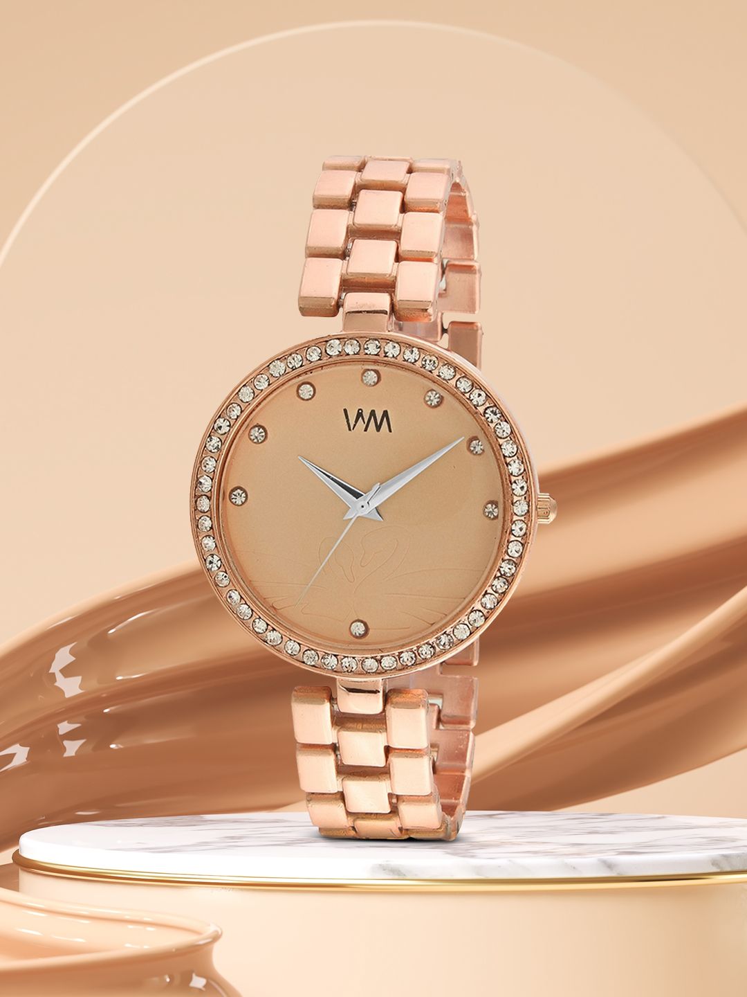 WM Women Rose Gold Analogue Watch WMAL-335new Price in India