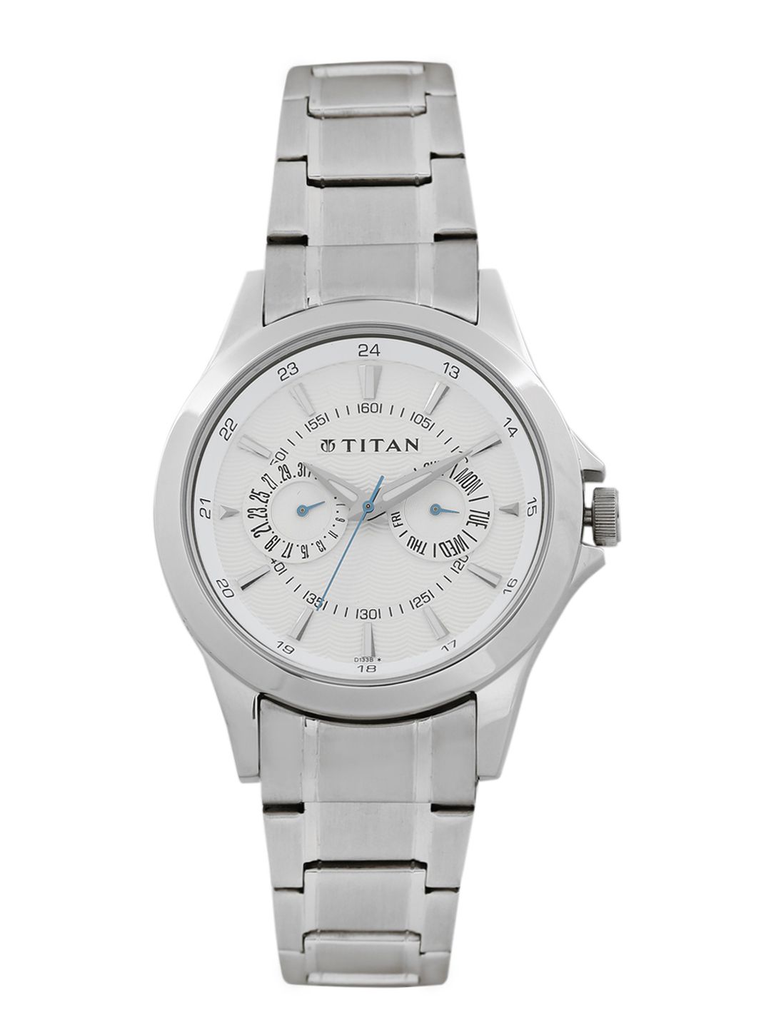 Titan Titan Octane Basics Multifunction Analog With Silver Dial Watch For Men - Nn9323sm01