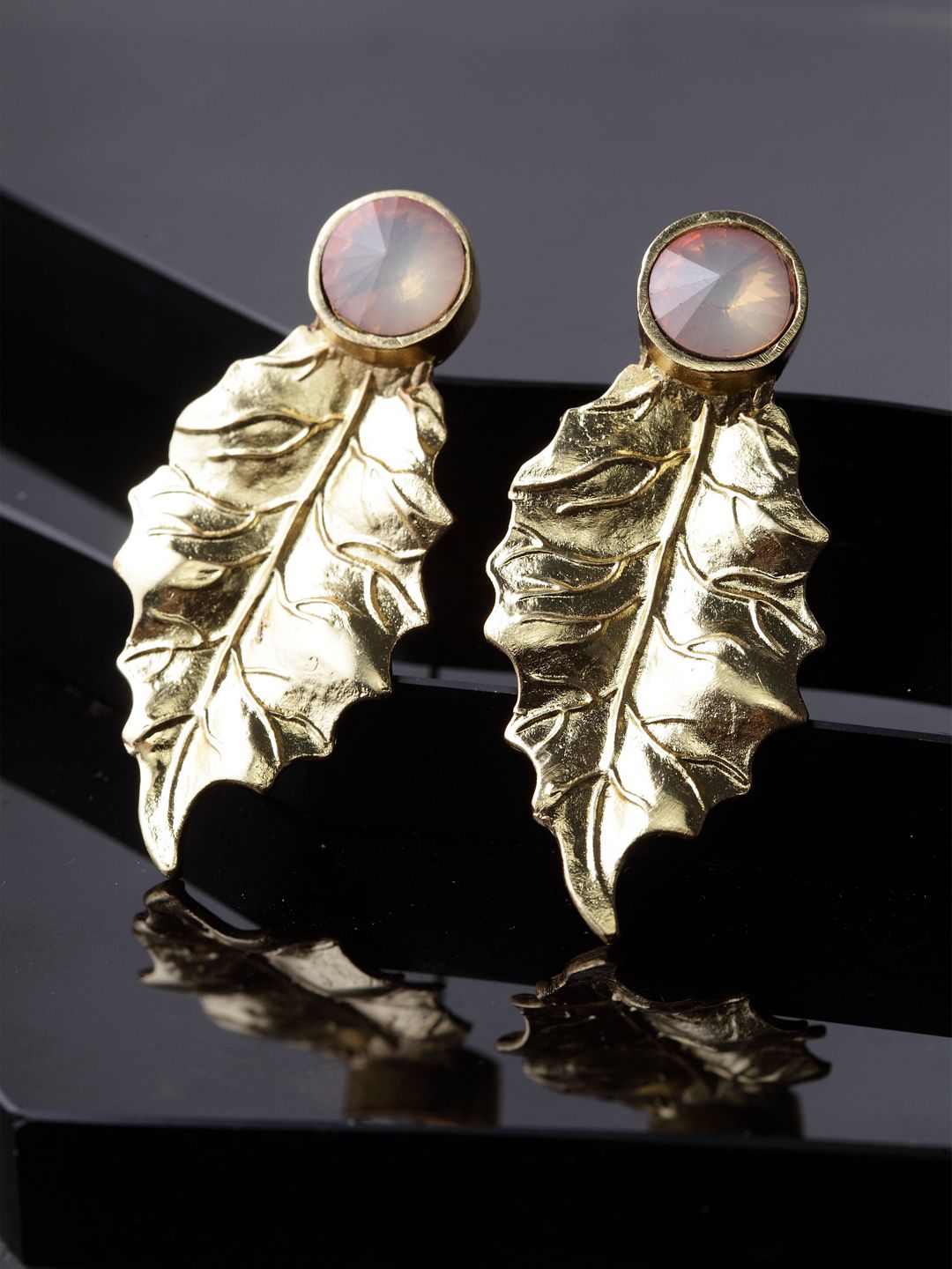 DIVA WALK Gold-Plated Contemporary Studs Price in India