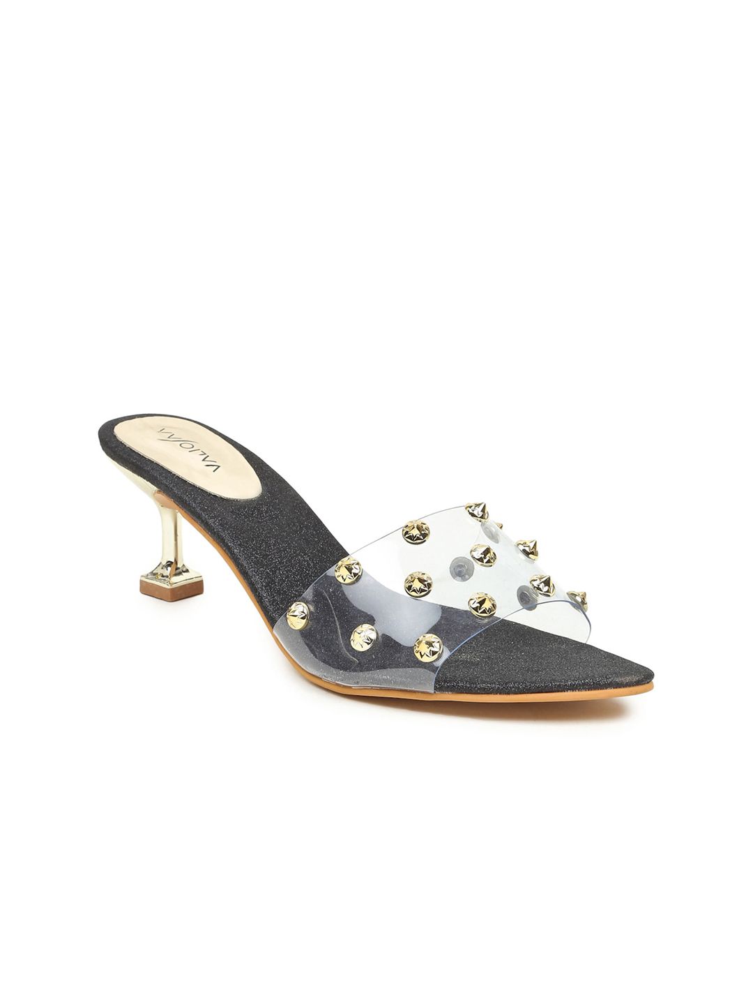 VALIOSAA Women Embellished Solid Heels Price in India