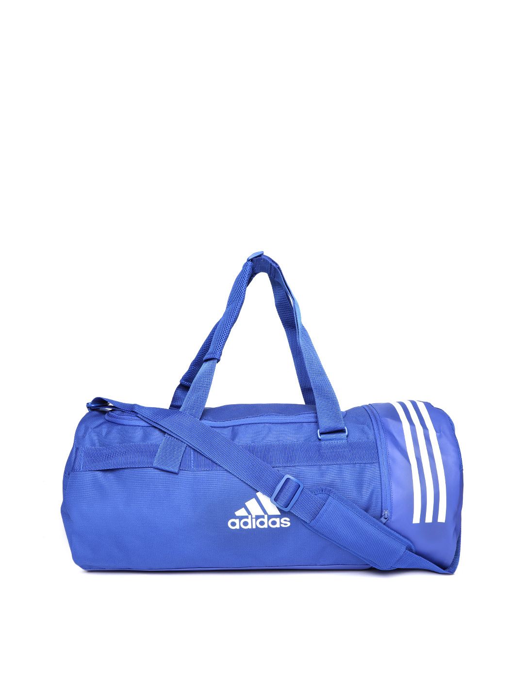 Buy ADIDAS Unisex Blue Convertible 3 Stripes Duffle Bag Cum