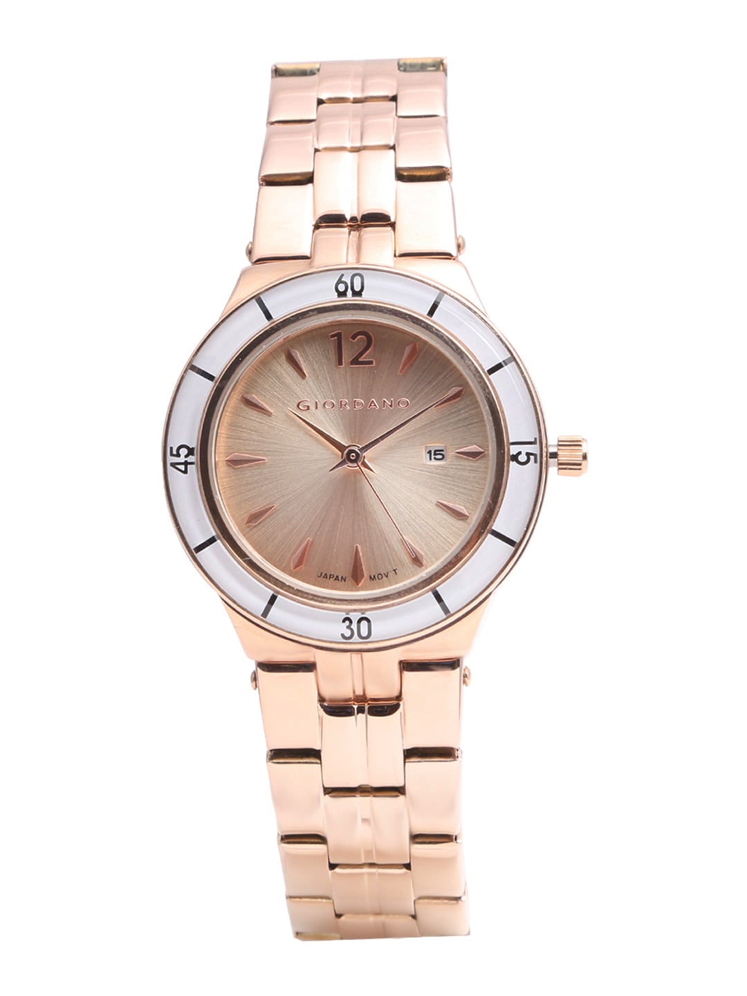 GIORDANO Women Rose Gold Analogue Watch 2973-44 Price in India