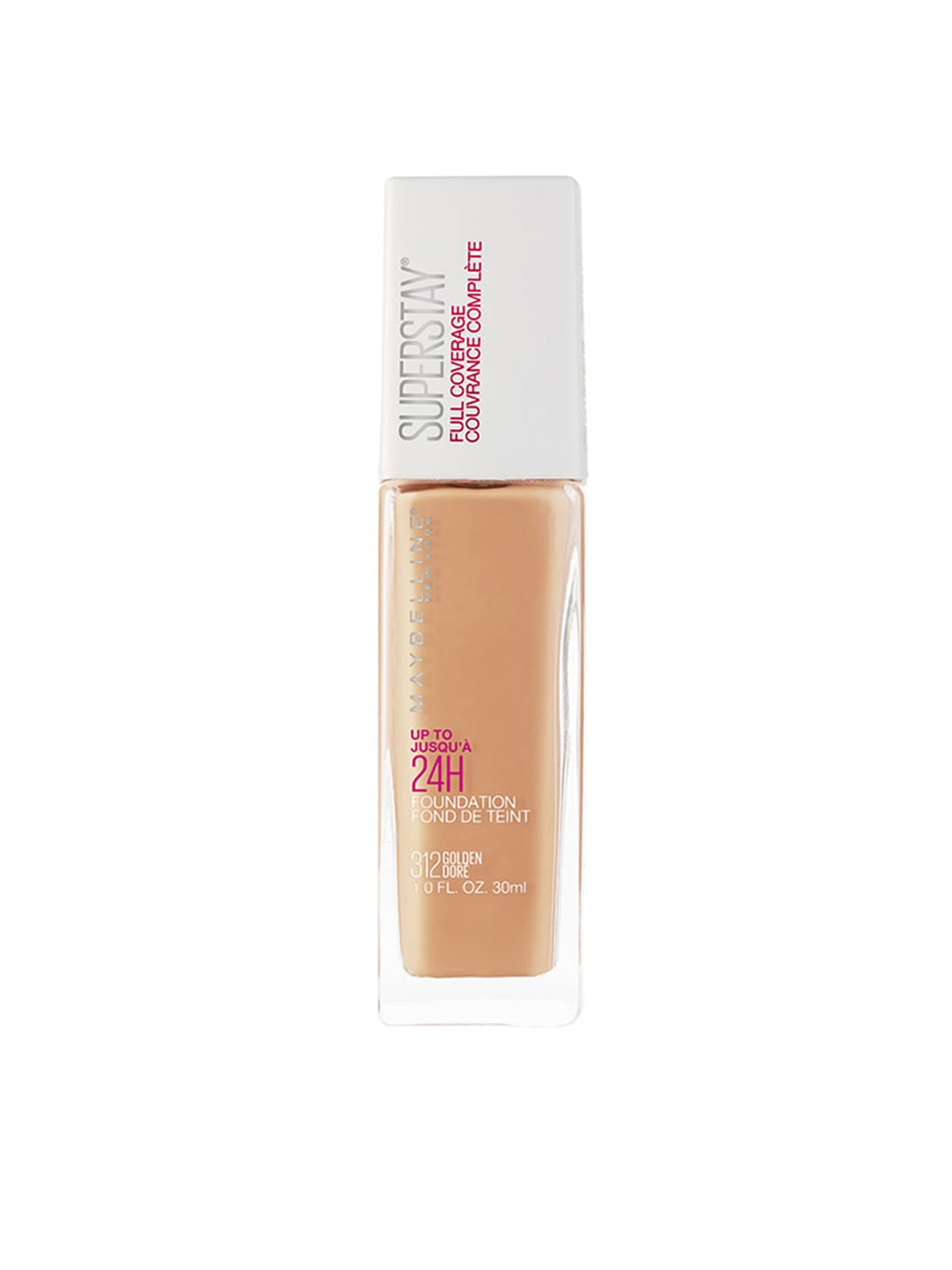Maybelline New York Super Stay 24H Full Coverage Liquid Foundation - Golden 312 Price in India