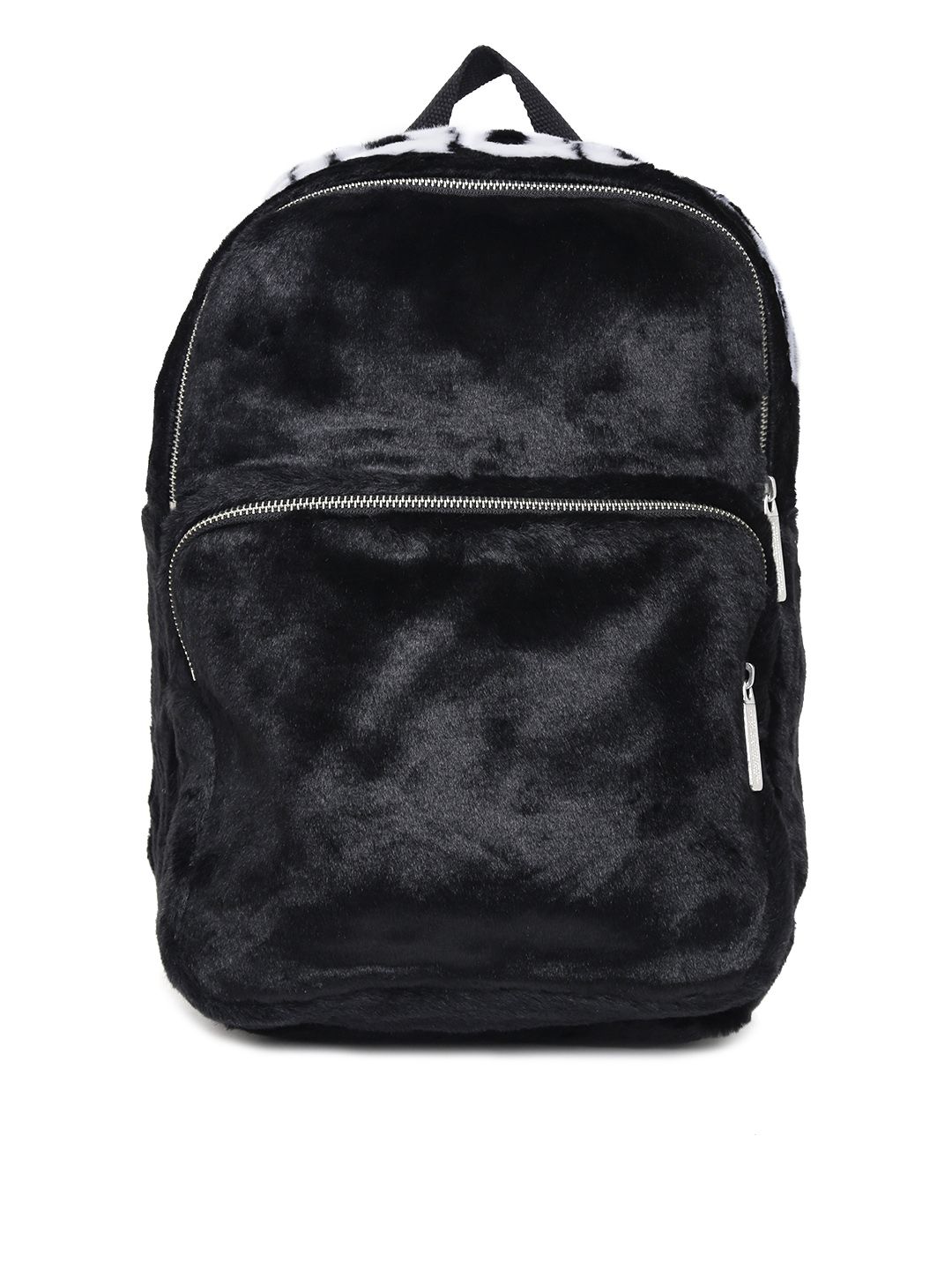 ADIDAS Originals Black Classic S Faux Fur Backpack