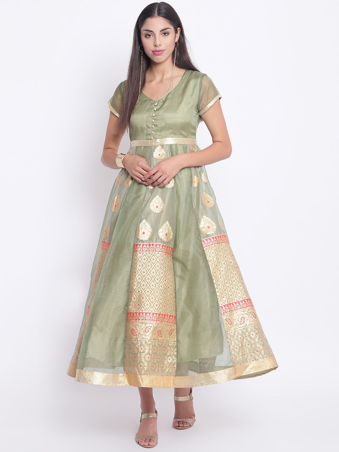Green Silk Dress