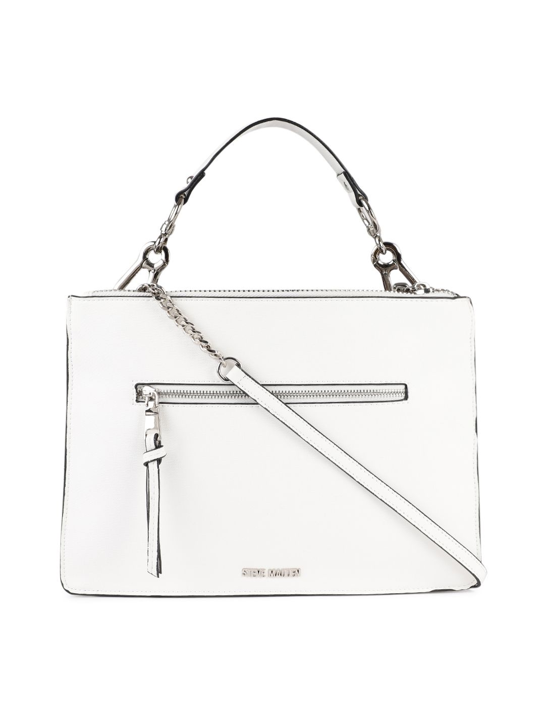 steve madden white purse