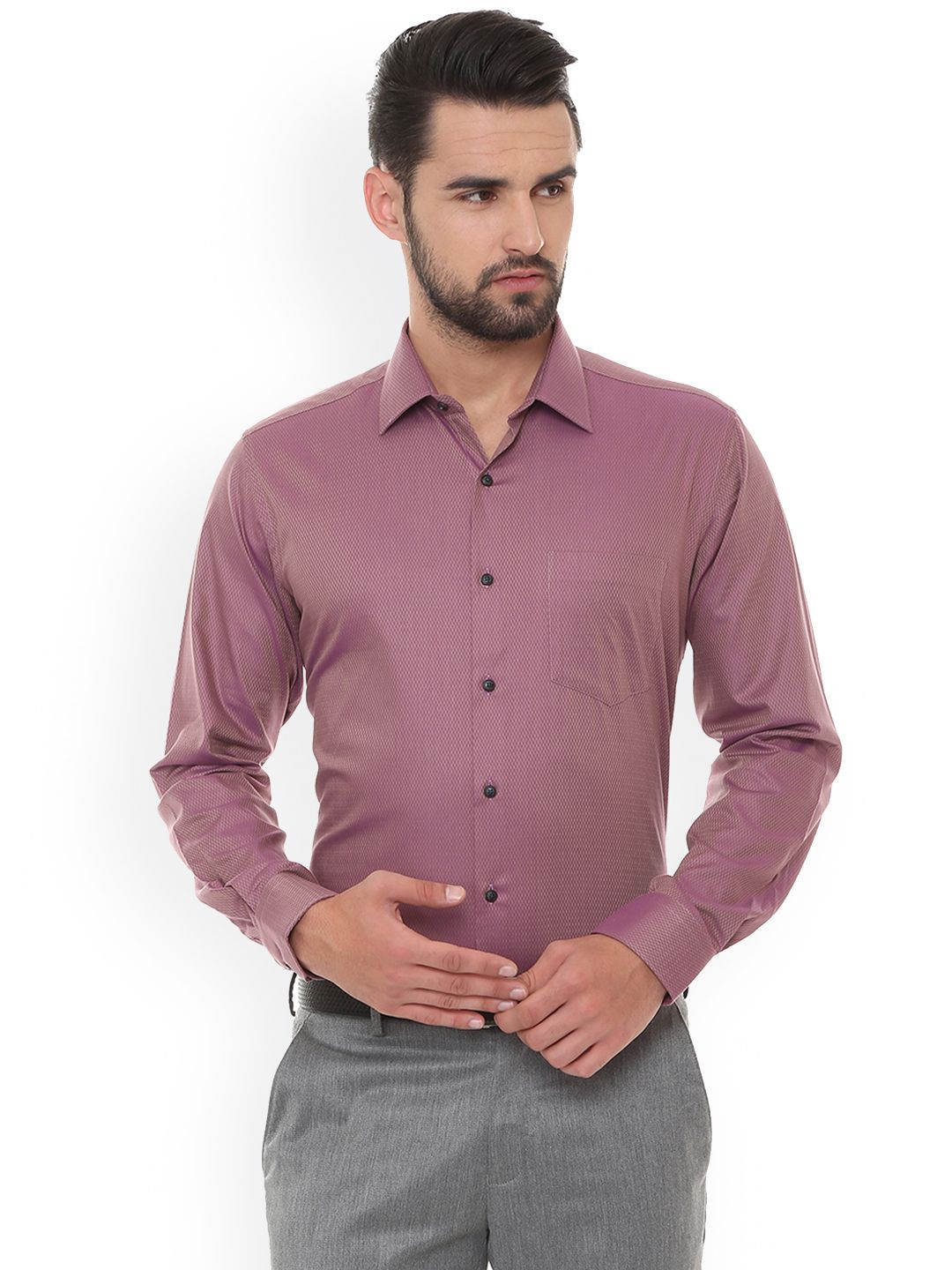 mauve mens dress shirt