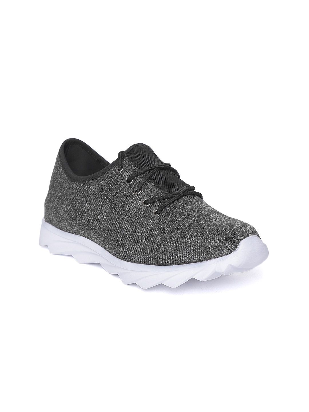 red pout Women Charcoal Grey Sneakers Price in India