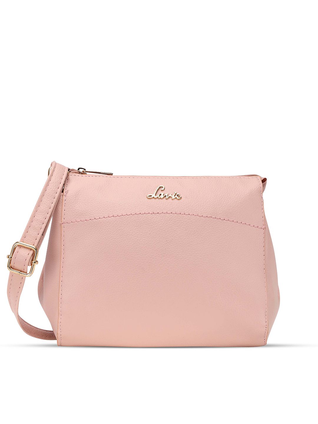 Lavie Pink Textured Sling Bag Price in India