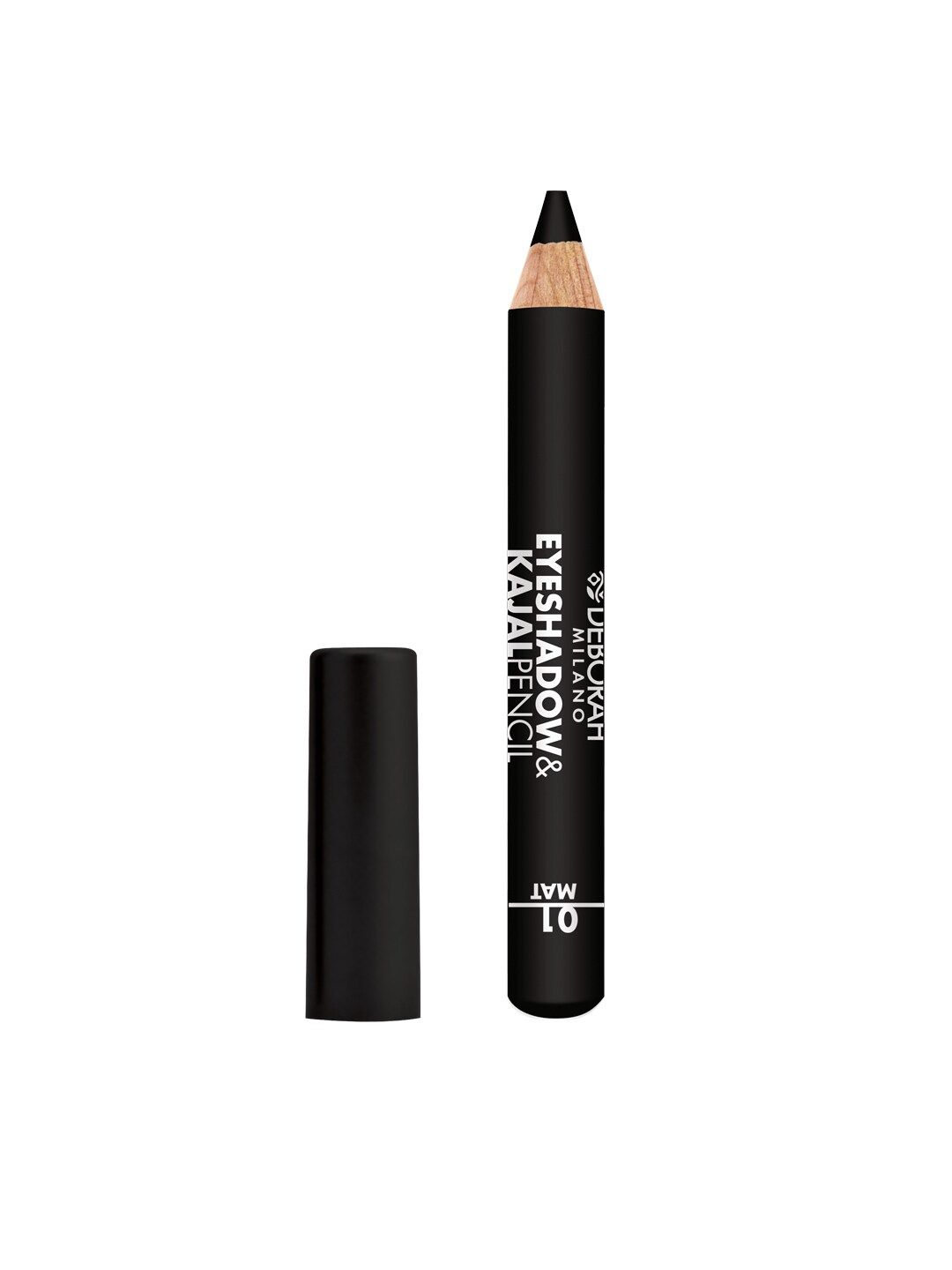 Deborah Milano 01 MAT BLACK Eyeshadow & Kajal Pencil 2 g Price in India